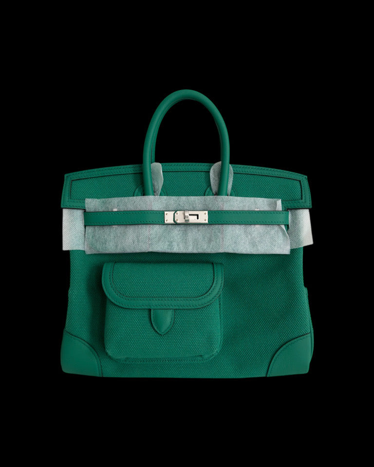 Birkin 25 - Vert Vertigo Cargo PHW CK